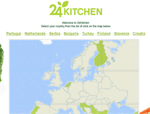 Tablet Screenshot of 24kitchen.com
